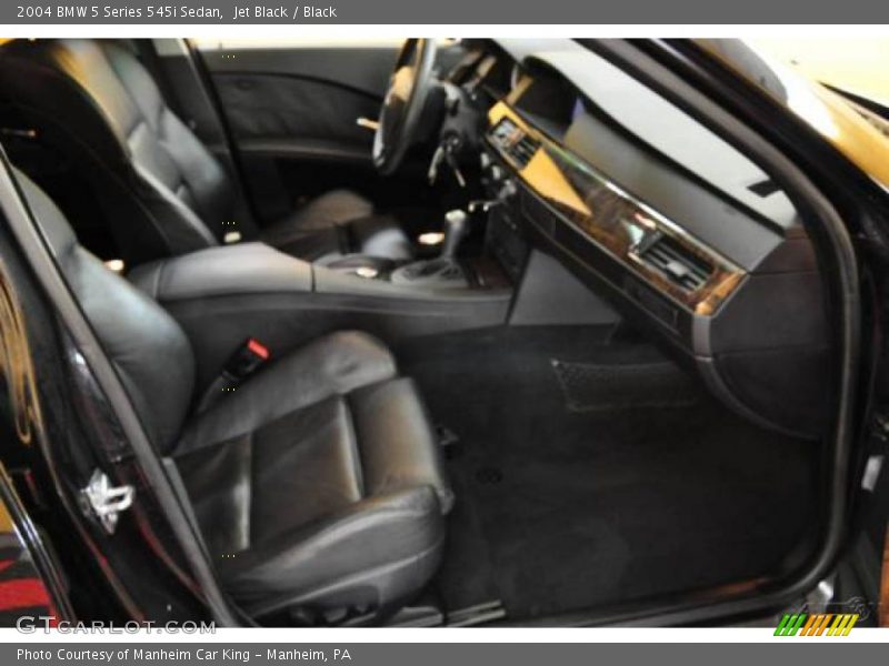 Jet Black / Black 2004 BMW 5 Series 545i Sedan