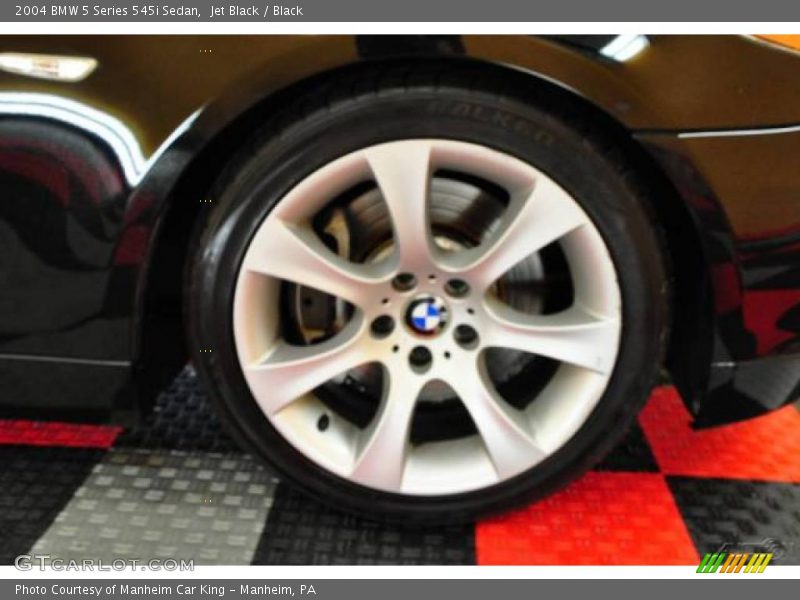 Jet Black / Black 2004 BMW 5 Series 545i Sedan