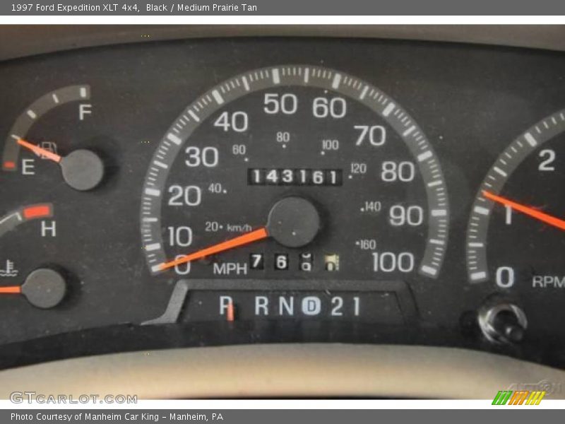 Black / Medium Prairie Tan 1997 Ford Expedition XLT 4x4
