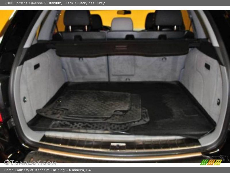 Black / Black/Steel Grey 2006 Porsche Cayenne S Titanium