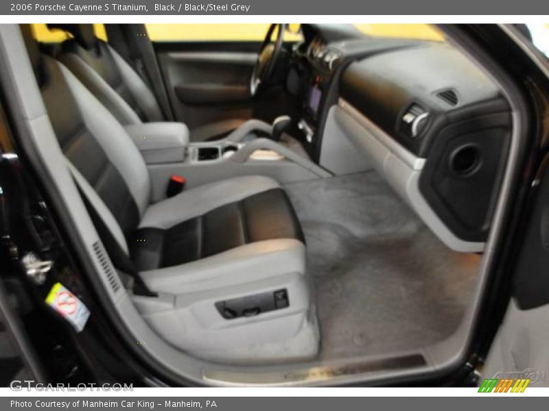 Black / Black/Steel Grey 2006 Porsche Cayenne S Titanium