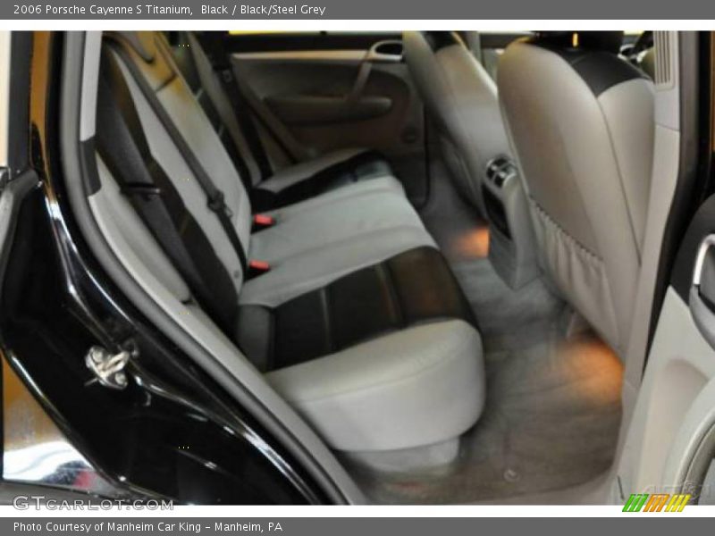Black / Black/Steel Grey 2006 Porsche Cayenne S Titanium