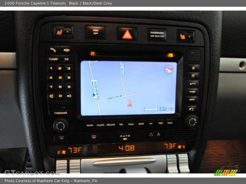 Black / Black/Steel Grey 2006 Porsche Cayenne S Titanium