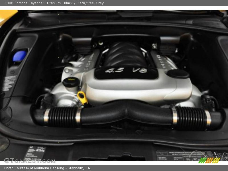 Black / Black/Steel Grey 2006 Porsche Cayenne S Titanium