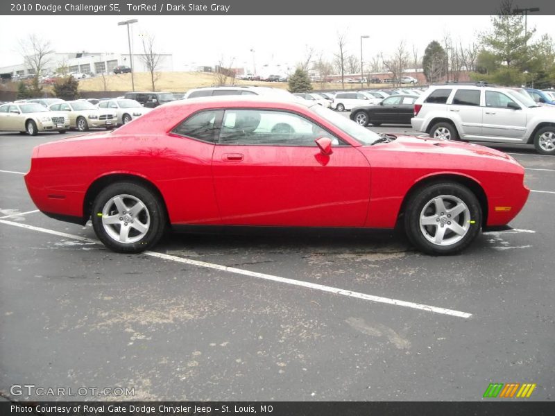 TorRed / Dark Slate Gray 2010 Dodge Challenger SE