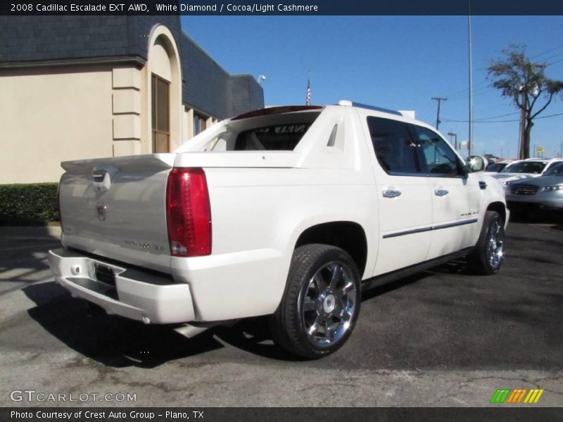 White Diamond / Cocoa/Light Cashmere 2008 Cadillac Escalade EXT AWD