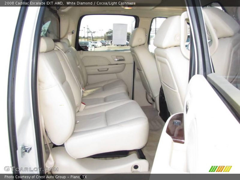 White Diamond / Cocoa/Light Cashmere 2008 Cadillac Escalade EXT AWD