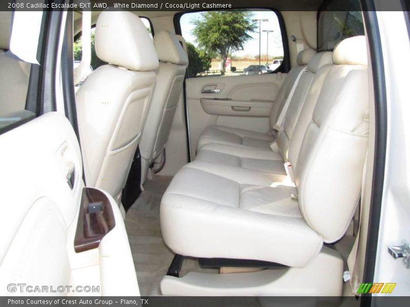 White Diamond / Cocoa/Light Cashmere 2008 Cadillac Escalade EXT AWD