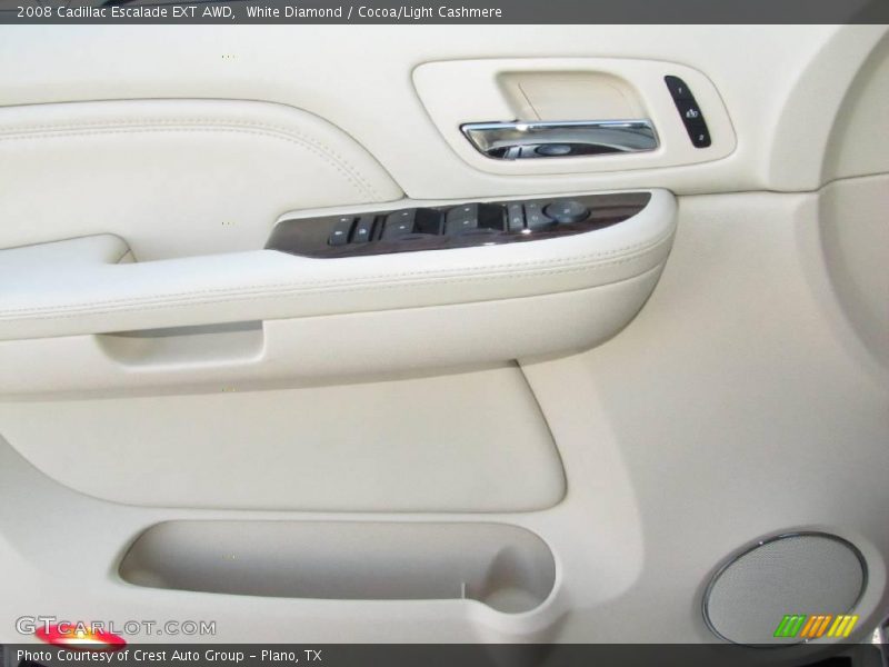 White Diamond / Cocoa/Light Cashmere 2008 Cadillac Escalade EXT AWD