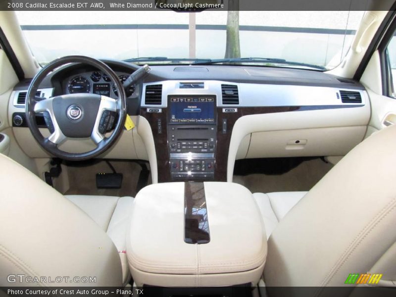White Diamond / Cocoa/Light Cashmere 2008 Cadillac Escalade EXT AWD