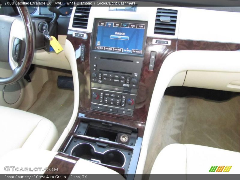 White Diamond / Cocoa/Light Cashmere 2008 Cadillac Escalade EXT AWD
