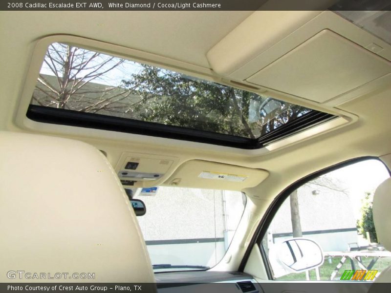White Diamond / Cocoa/Light Cashmere 2008 Cadillac Escalade EXT AWD