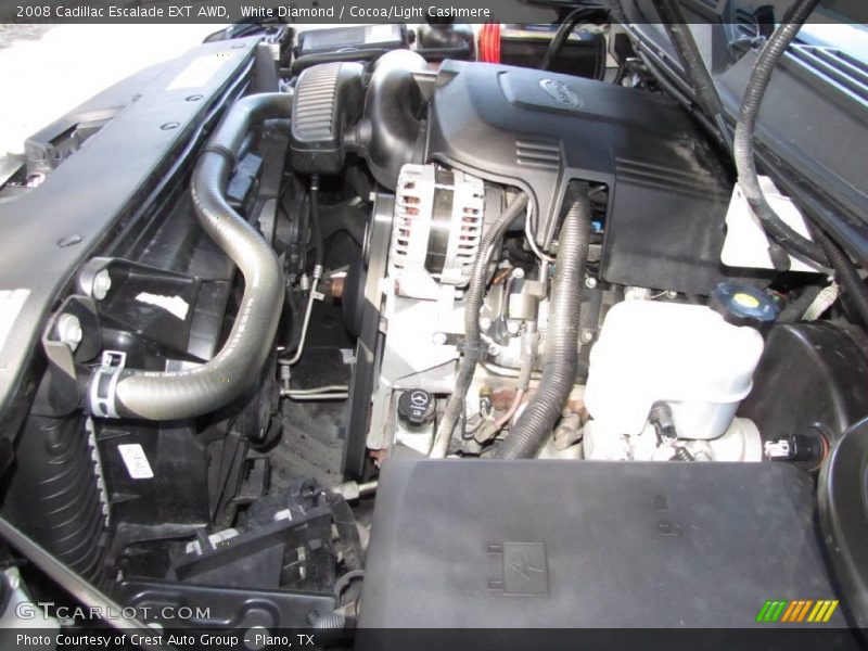 White Diamond / Cocoa/Light Cashmere 2008 Cadillac Escalade EXT AWD