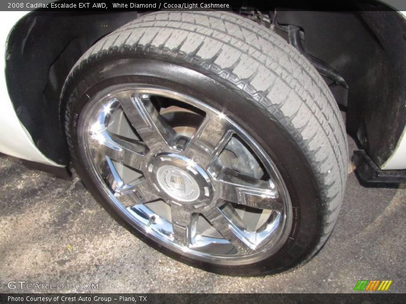 White Diamond / Cocoa/Light Cashmere 2008 Cadillac Escalade EXT AWD