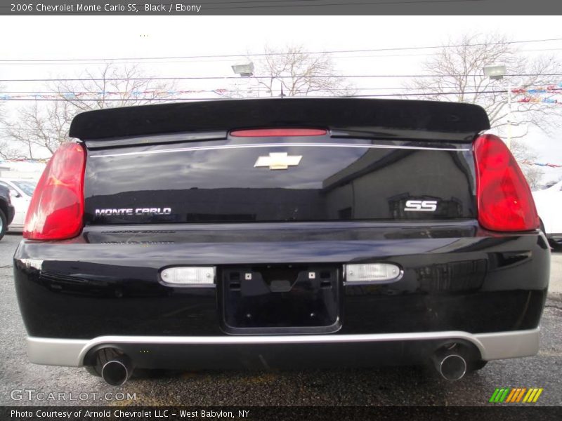 Black / Ebony 2006 Chevrolet Monte Carlo SS