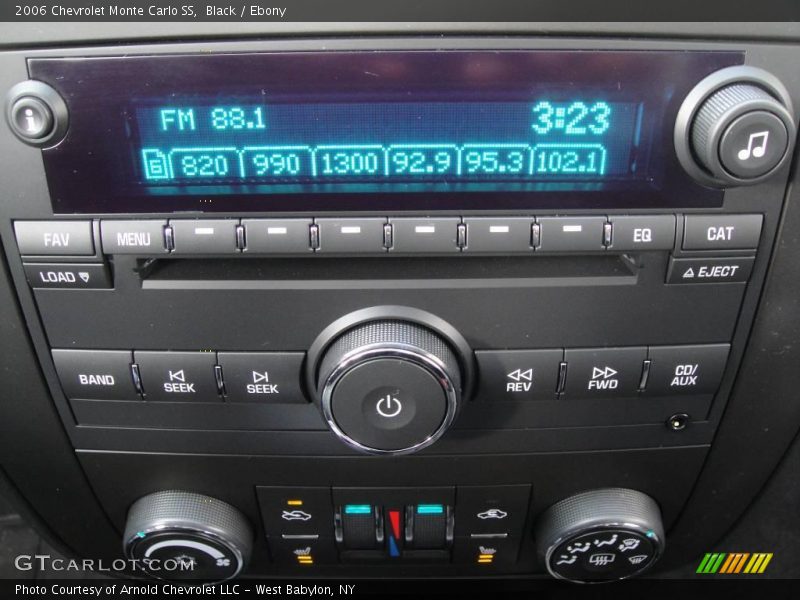Black / Ebony 2006 Chevrolet Monte Carlo SS