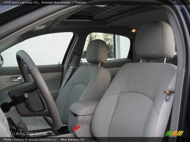 Midnight Blue Metallic / Titanium 2008 Buick LaCrosse CXL