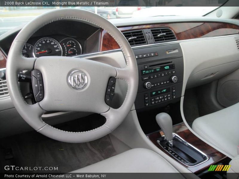 Midnight Blue Metallic / Titanium 2008 Buick LaCrosse CXL