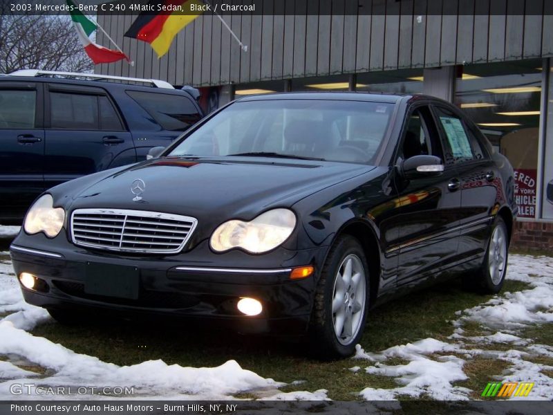 Black / Charcoal 2003 Mercedes-Benz C 240 4Matic Sedan