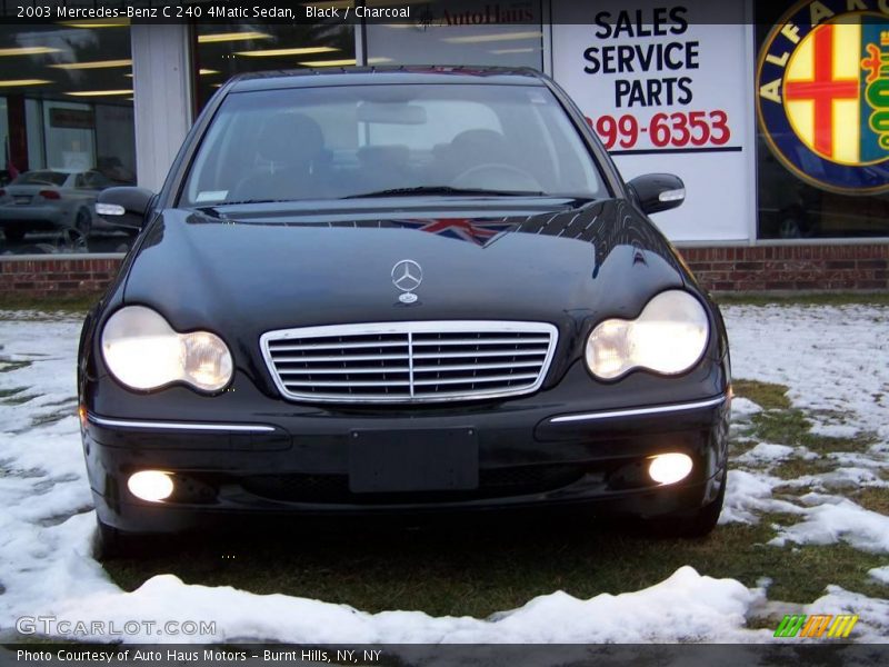 Black / Charcoal 2003 Mercedes-Benz C 240 4Matic Sedan