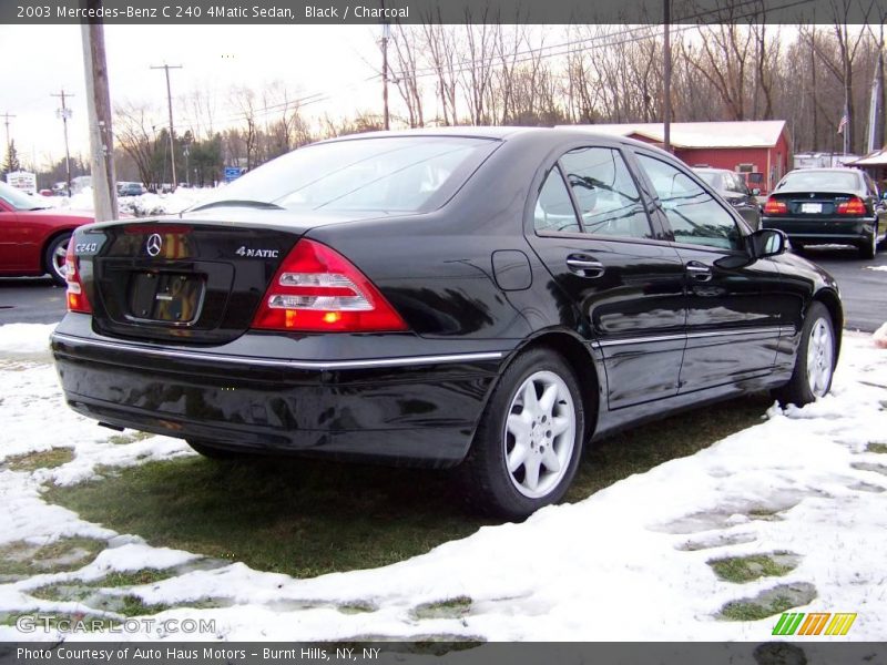 Black / Charcoal 2003 Mercedes-Benz C 240 4Matic Sedan