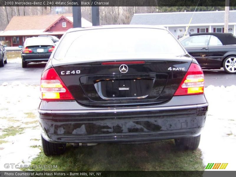Black / Charcoal 2003 Mercedes-Benz C 240 4Matic Sedan
