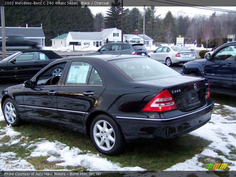 Black / Charcoal 2003 Mercedes-Benz C 240 4Matic Sedan