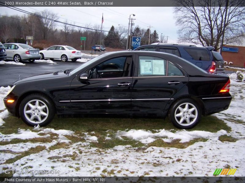 Black / Charcoal 2003 Mercedes-Benz C 240 4Matic Sedan