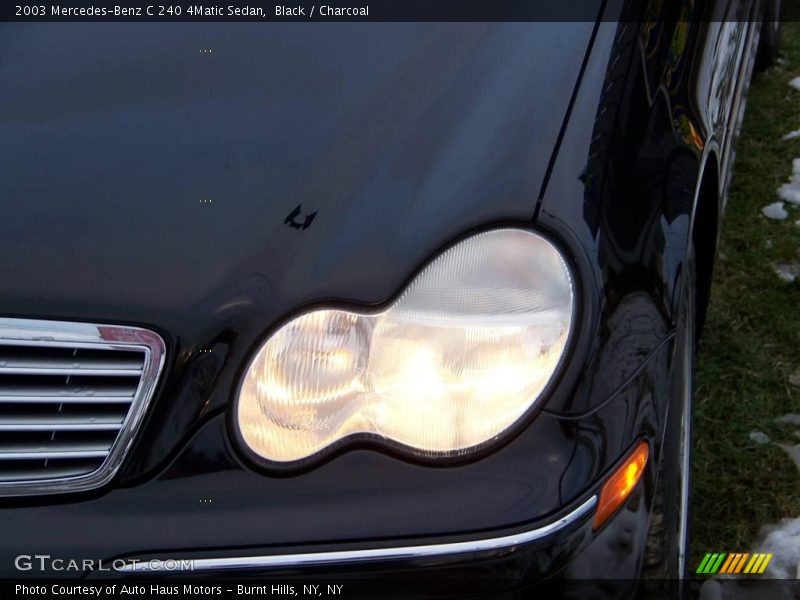 Black / Charcoal 2003 Mercedes-Benz C 240 4Matic Sedan