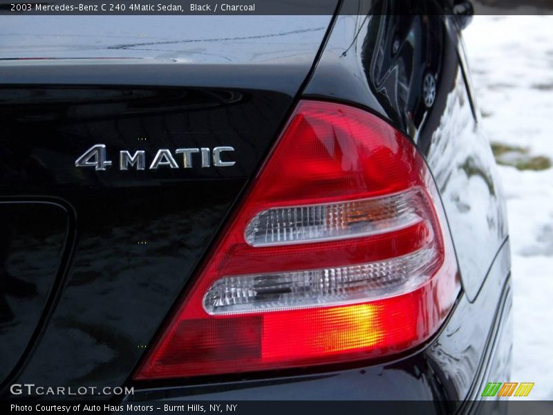 Black / Charcoal 2003 Mercedes-Benz C 240 4Matic Sedan
