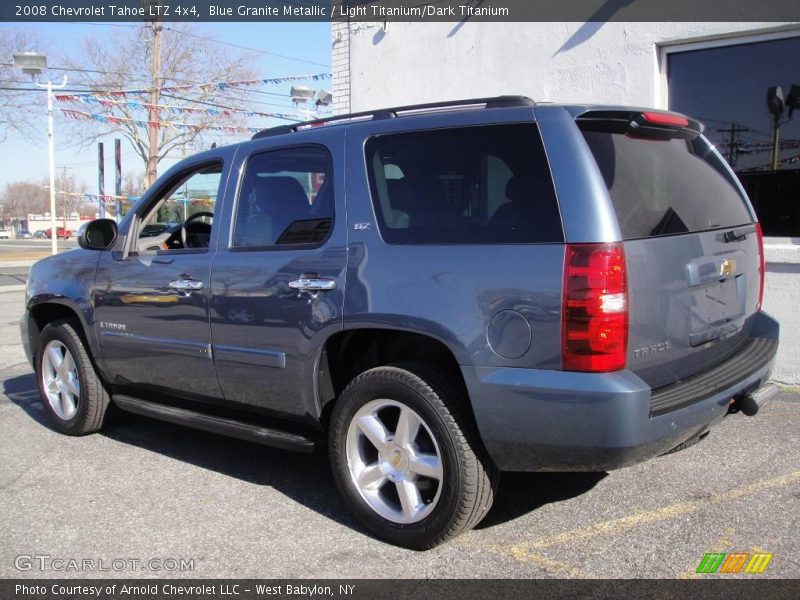 Blue Granite Metallic / Light Titanium/Dark Titanium 2008 Chevrolet Tahoe LTZ 4x4
