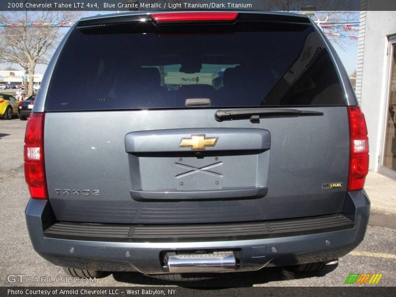 Blue Granite Metallic / Light Titanium/Dark Titanium 2008 Chevrolet Tahoe LTZ 4x4