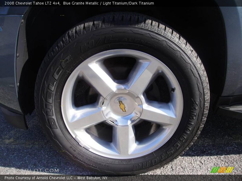 Blue Granite Metallic / Light Titanium/Dark Titanium 2008 Chevrolet Tahoe LTZ 4x4