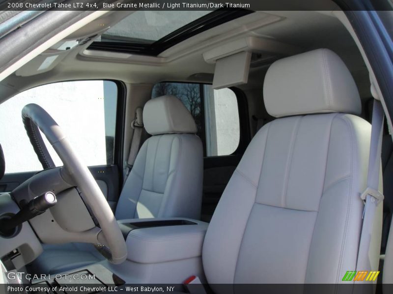 Blue Granite Metallic / Light Titanium/Dark Titanium 2008 Chevrolet Tahoe LTZ 4x4