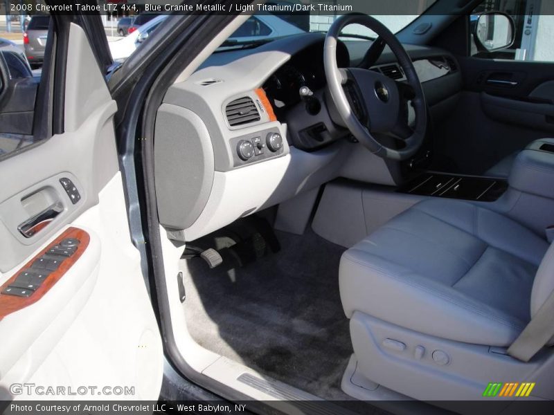 Blue Granite Metallic / Light Titanium/Dark Titanium 2008 Chevrolet Tahoe LTZ 4x4