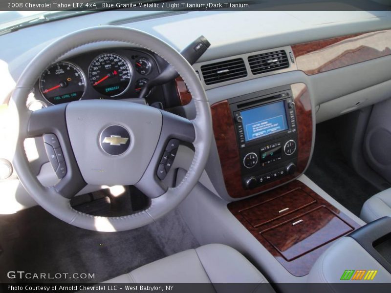 Blue Granite Metallic / Light Titanium/Dark Titanium 2008 Chevrolet Tahoe LTZ 4x4