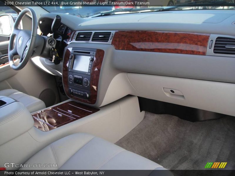 Blue Granite Metallic / Light Titanium/Dark Titanium 2008 Chevrolet Tahoe LTZ 4x4