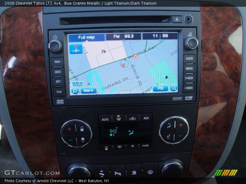 Blue Granite Metallic / Light Titanium/Dark Titanium 2008 Chevrolet Tahoe LTZ 4x4