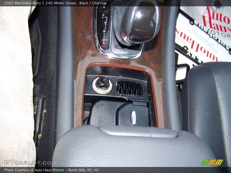 Black / Charcoal 2003 Mercedes-Benz C 240 4Matic Sedan