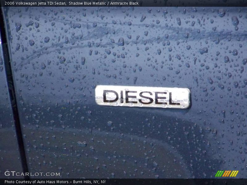 Shadow Blue Metallic / Anthracite Black 2006 Volkswagen Jetta TDI Sedan