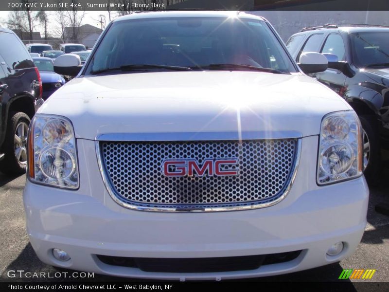 Summit White / Ebony Black 2007 GMC Yukon SLE 4x4