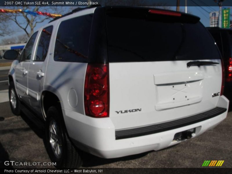 Summit White / Ebony Black 2007 GMC Yukon SLE 4x4