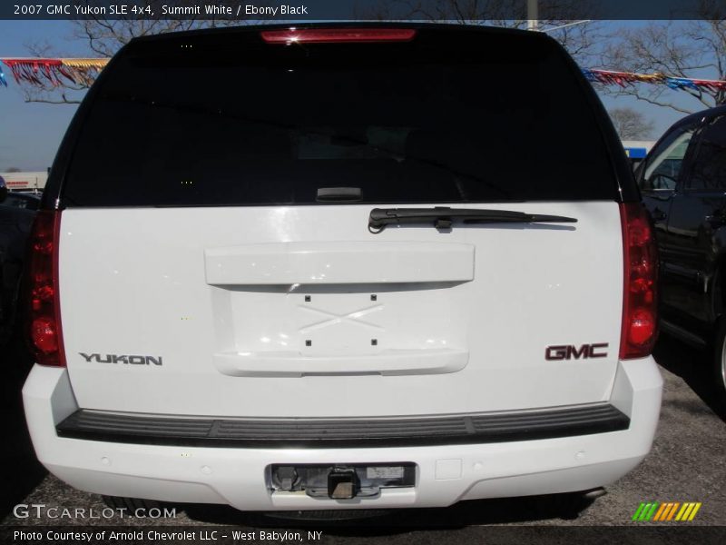 Summit White / Ebony Black 2007 GMC Yukon SLE 4x4