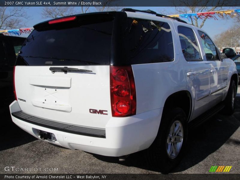 Summit White / Ebony Black 2007 GMC Yukon SLE 4x4