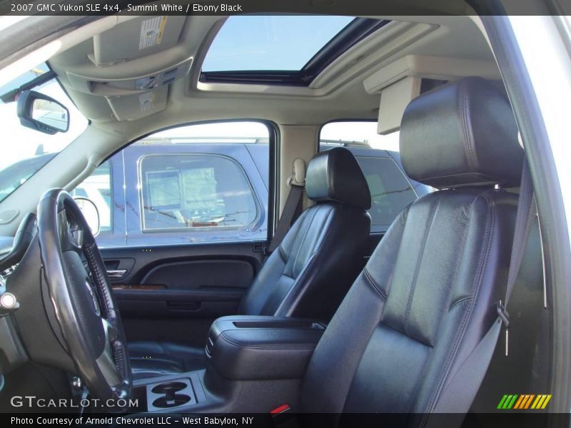 Summit White / Ebony Black 2007 GMC Yukon SLE 4x4