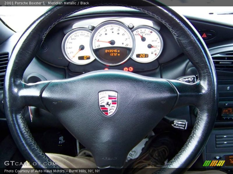 Meridian Metallic / Black 2001 Porsche Boxster S