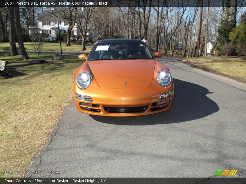 Nordic Gold Metallic / Black 2007 Porsche 911 Targa 4S