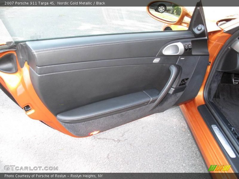 Nordic Gold Metallic / Black 2007 Porsche 911 Targa 4S