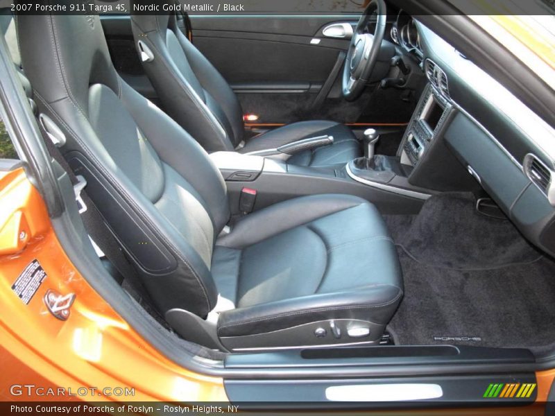 Nordic Gold Metallic / Black 2007 Porsche 911 Targa 4S