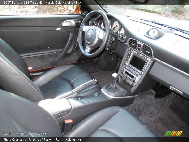 Nordic Gold Metallic / Black 2007 Porsche 911 Targa 4S